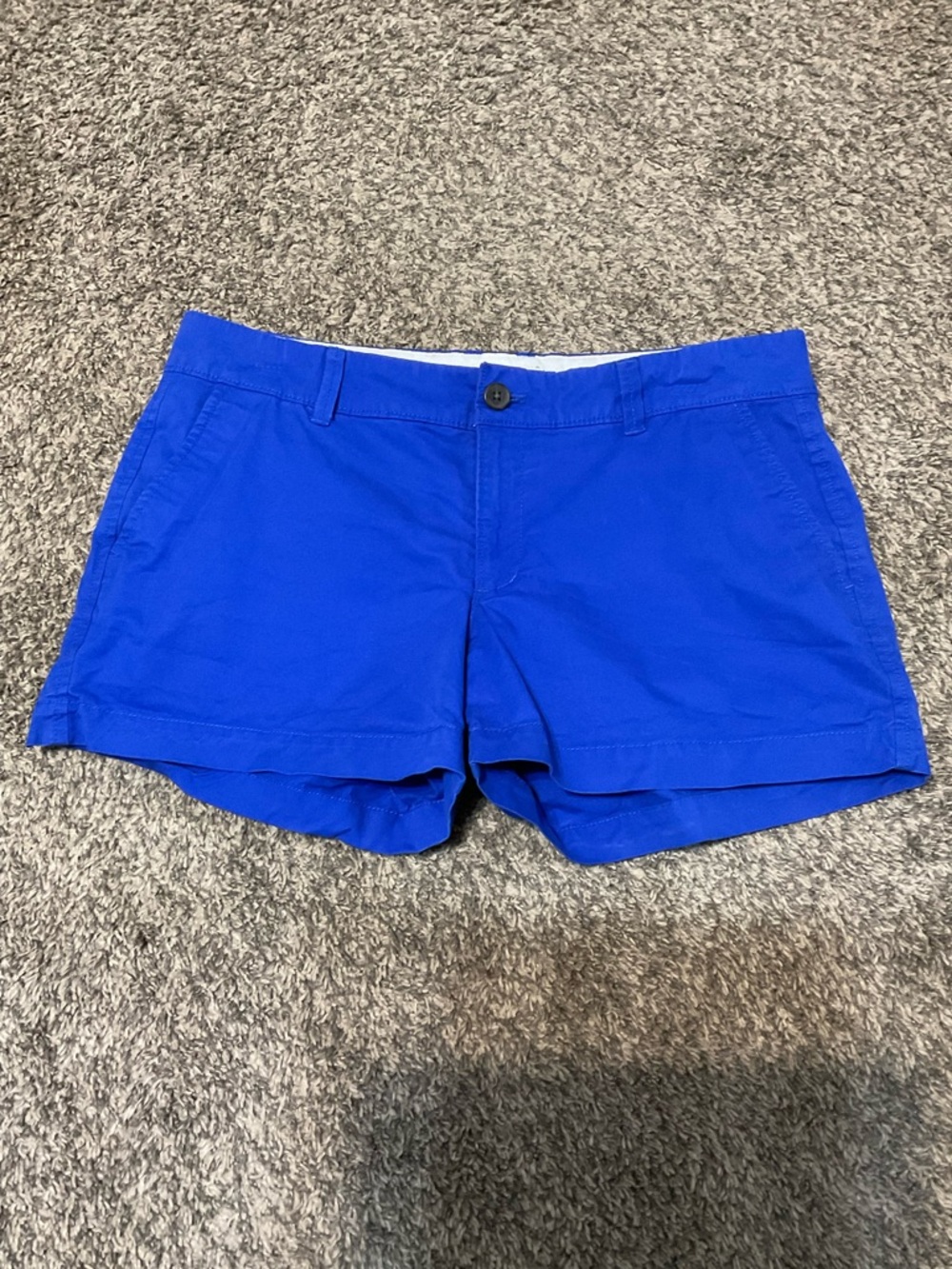 Old Navy Cobalt Blue Stretch Chino Shorts Size 8